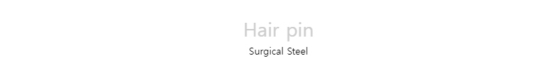 Hair pinSurgical Steel